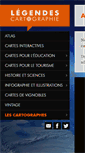 Mobile Screenshot of legendes-cartographie.com